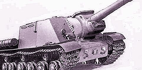 Mikä on itseliikkuvan pistoolin SU-152 nimi? Ja oliko hän todella ”mäkikuisma”?
