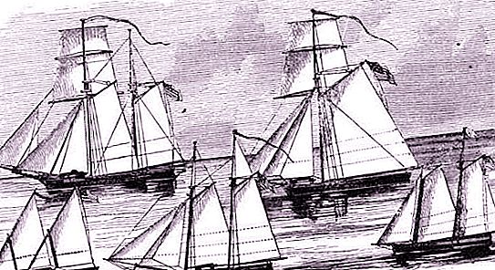 Gunboats "koreansk", "Sea lion", "Beaver", "Gilyak", "Khivinets", "Brave", "Usyskin", deres tegninger og model