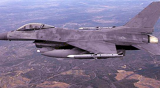 Avió F16, combat: foto, especificacions tècniques, velocitat, analògic