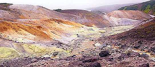 Death Valley sa Kamchatka - isang natatanging landscape complex (larawan)
