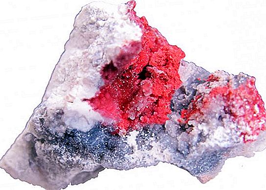 Cinnabar is Cinnabar (mineral): photo