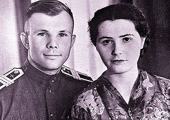 Gagarin's vrouw. Valentina Ivanovna Gagarina: biografie en foto's