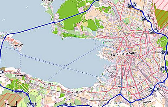 Mennyi ideig tart körüljárni Szentpétervár körül? A körgyűrű hossza Szentpéterváron