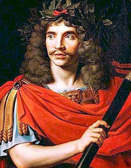 Creativity and biography of Moliere