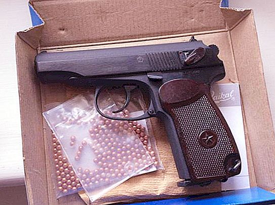 Air pistol Makarov MP-654: pagsusuri, pagtutukoy at mga pagsusuri