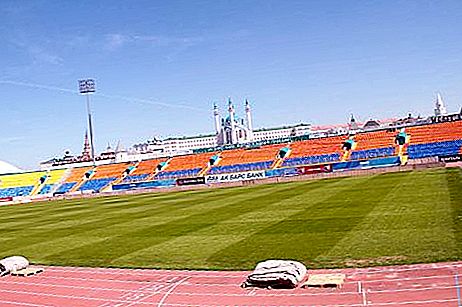 Sejarah dan tata letak Stadion Pusat Kazan