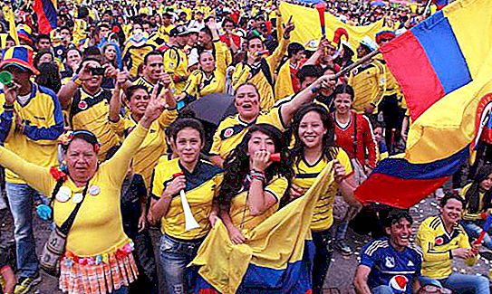 Kolombiya: nüfus, etnik köken, özellikler, büyüklük, istihdam ve ilginç gerçekler