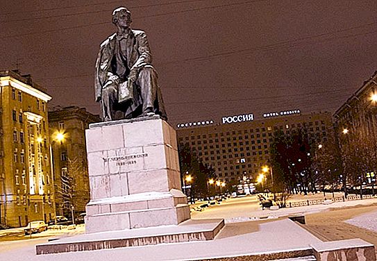Monument till Chernyshevsky i St Petersburg