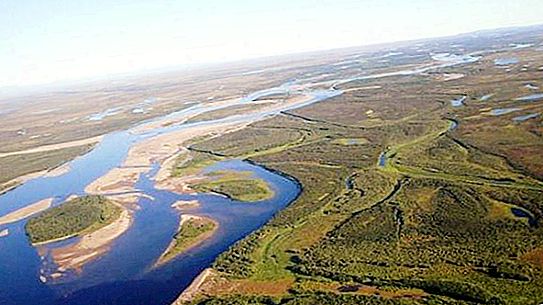 In welke zee stroomt de Anadyr-rivier? Anadyr River: beschrijving