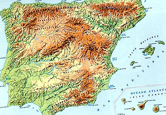 Bjerge i Spanien: navne, funktioner. Spaniens højeste bjerg