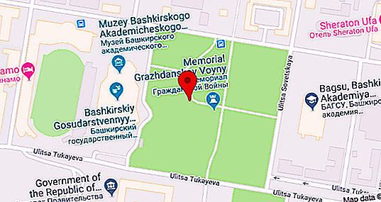 النصب التذكاري لمتروسوف في أوفا: الوصف والتاريخ والصورة