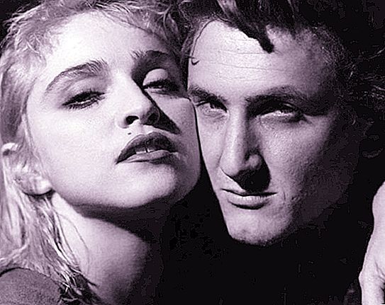 Je škoda, že se rozvedli: fotografie pouze ženaté Madony a Sean Penn