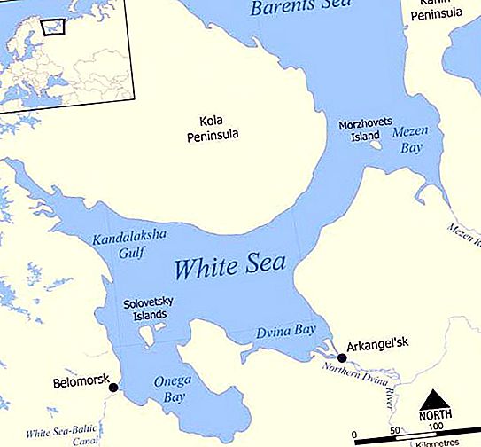 Onde está localizada a Baía de Kandalaksha? Descrição, características, foto
