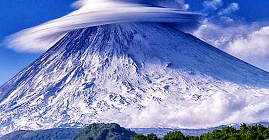 科里亚克山：描述，历史。 堪察加火山