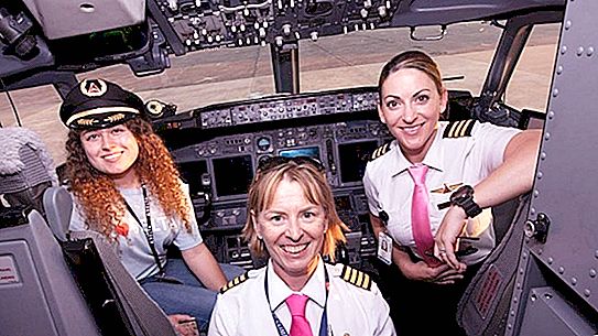 Menn forble over bord: et fly med noen kvinner fløy inn i himmelen i USA