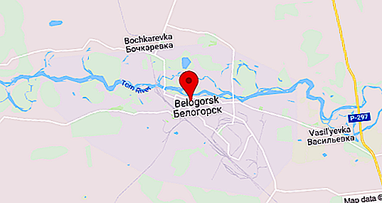 La población de Belogorsk, región de Amur