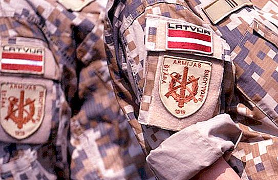 Ejército letón: fuerza y ​​armamento