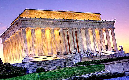 Wat is beroemd om de Amerikaanse president A. Lincoln? Washington Memorial: beschrijving, geschiedenis, toeristische informatie