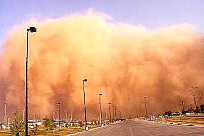 Prachové bouře: příčiny, důsledky. Kde jsou prachové bouře?