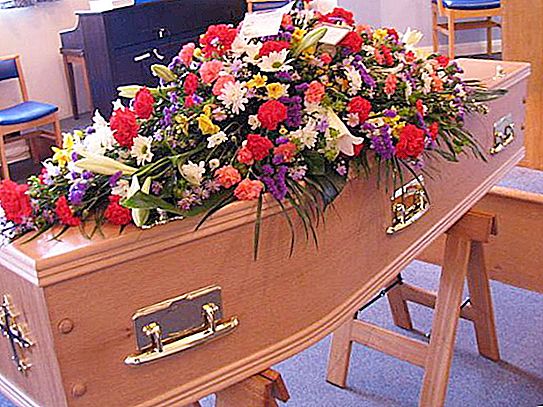 Hvorfor føres den døde mand frem? Begravelsesrit