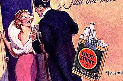 Cigarros Lucky Strike: tipos e comentários