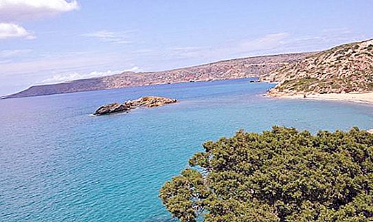 Sea Cretan: fotografija, opis. Temperatura vode, slanost