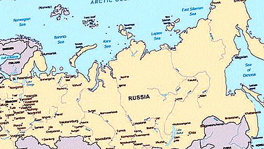 Den totala längden på Rysslands gränser