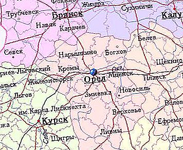 Руски градове от района на Орлов