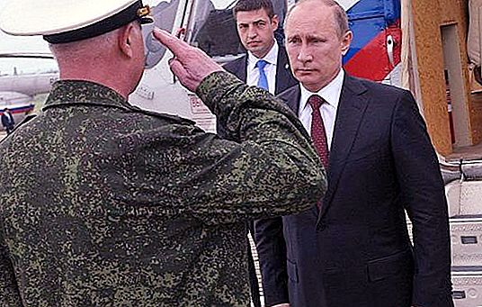 Putins militärischer Rang