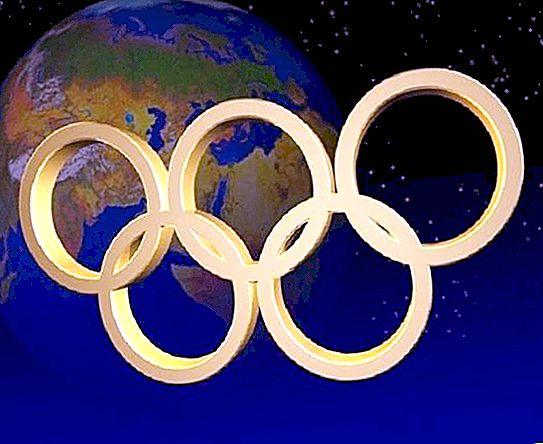 Olympic rings bring peoples and continents together
