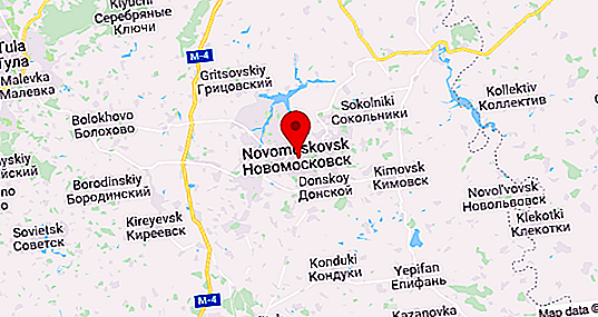 Ciutat dels químics Novomoskovsk: la població disminueix