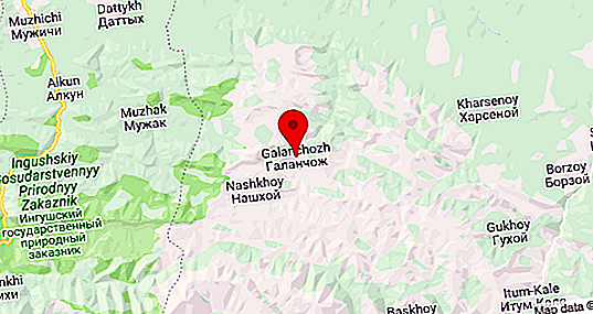 Jazero Galanchozh: kde sa nachádza, popis a fotografie