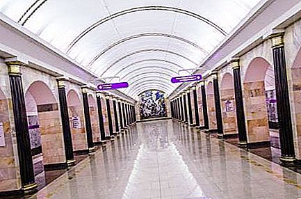 Admiralteyskaya metro station in St. Petersburg