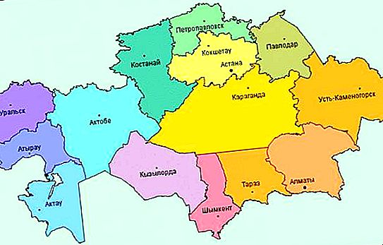 Регион Целиноград: описание, характеристики, области и интересни факти