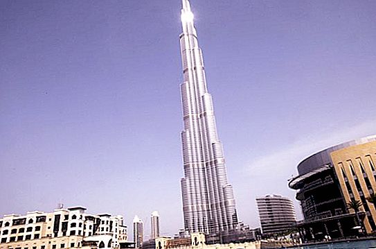 Var är Burj Khalifa-tornet: stad och land