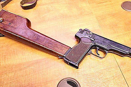 Stechkin手枪：武器的特征，类型和评论