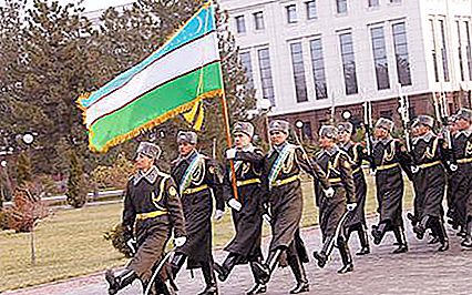 Pertahanan Uzbekistan (tentara): peringkat, kekuatan