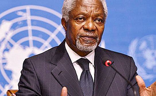 Il segretario generale delle Nazioni Unite Annan Kofi: biografia, attività, premi e vita personale
