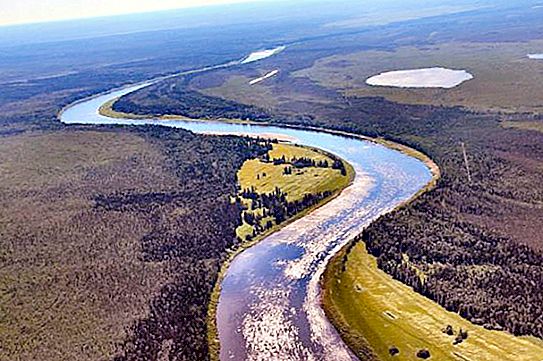 Sungai Dema: fitur geografis