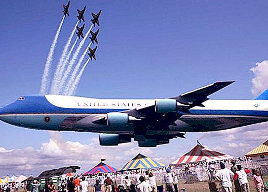 Avión del presidente de los Estados Unidos: revisión, descripción, especificaciones y hechos interesantes