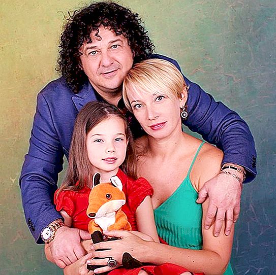 Igor Sarukhanov va publicar una rara foto amb una jove esposa i una filla