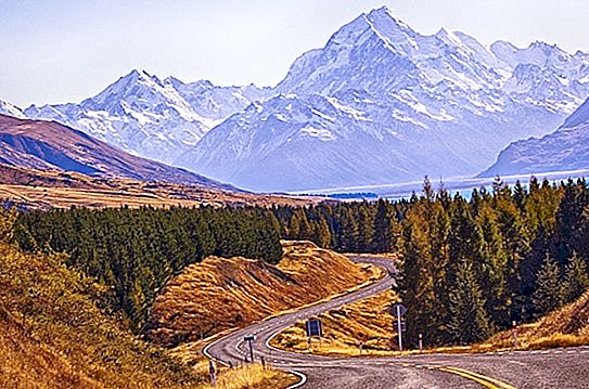 Nuostabus Kuko kalnas Naujojoje Zelandijoje: nuotrauka, aprašymas, įdomūs faktai