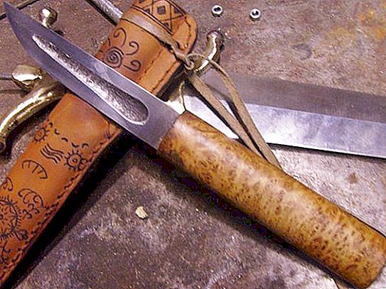 Yakut-knive: smedning, slibning, tegning